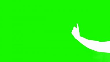 Yasak - el - yeşil ekran 02