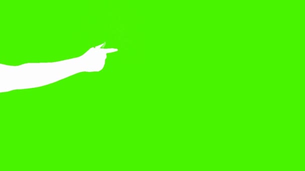 Ręce - dobra robota - zielony ekran 04 — Wideo stockowe