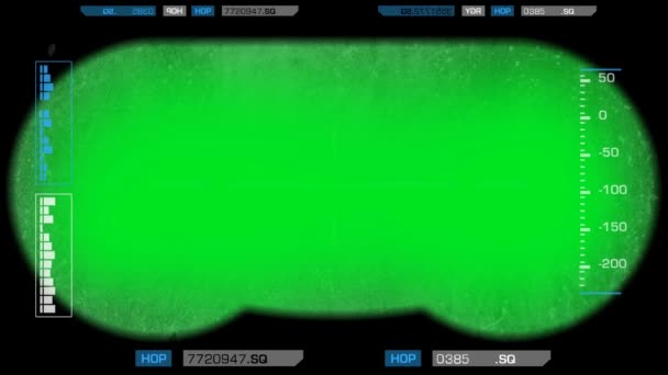 Ponto de vista binocular - Sujo - Azul 02 — Vídeo de Stock