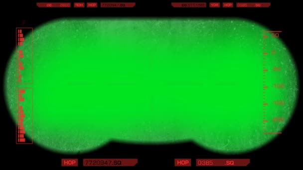 Punktu widzenia obuocznego Red - brudne - 01 — Wideo stockowe