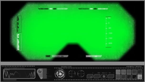 Binóculos - Gráficos - Cinza — Vídeo de Stock