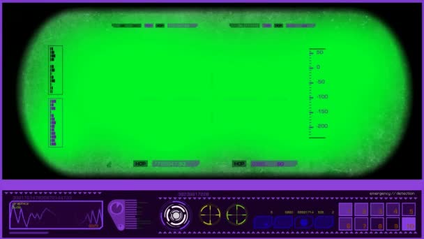 Binóculos - Radar - Roxo — Vídeo de Stock