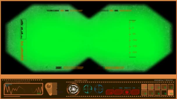 Binóculos - Tela - Laranja — Vídeo de Stock
