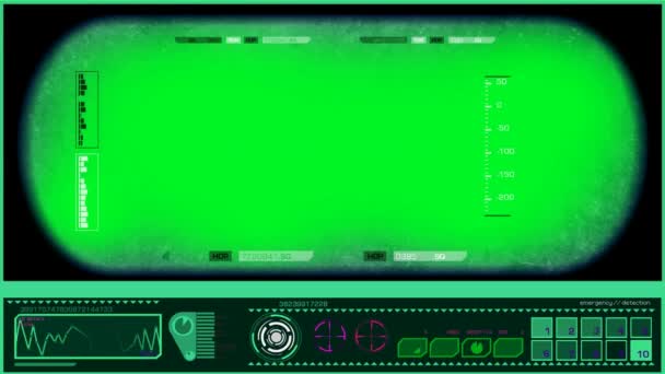 Binóculos Visão Noturna - Verde — Vídeo de Stock
