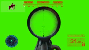 Keskin nişancı - First Person Shooter - kırmızı