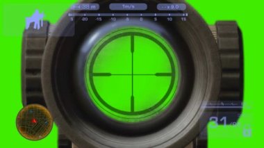 Keskin nişancı - grafik - mavi