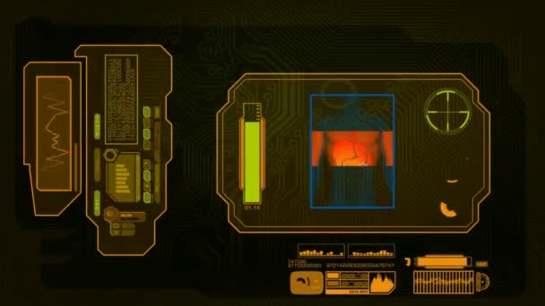 Análise digital - Digestão - amarelo — Vídeo de Stock