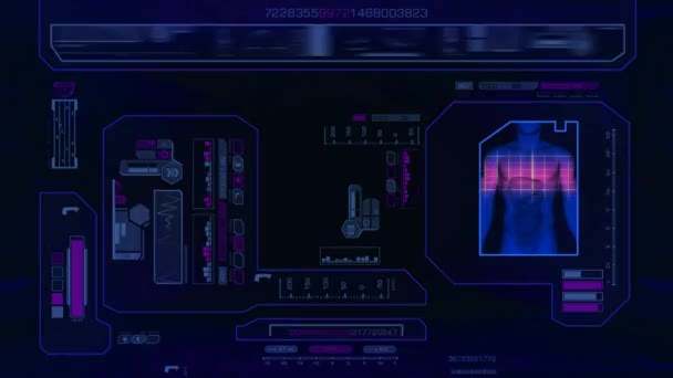 Numérisation Digestion avancée - bleu — Video