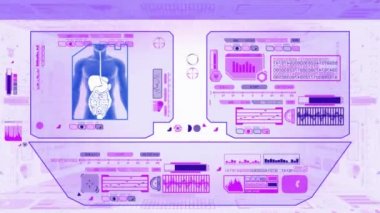 Sindirim sağlık kontrolünden - mor ve beyaz