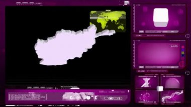 Afganistan - bilgisayar monitörü - pembe 00