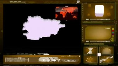 Andorra - bilgisayar monitörü - sarı