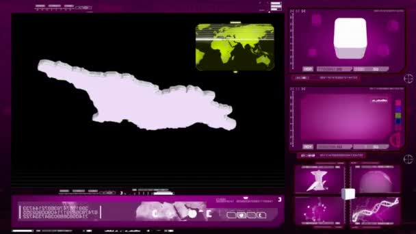 조지아-컴퓨터 모니터-핑크 — 비디오