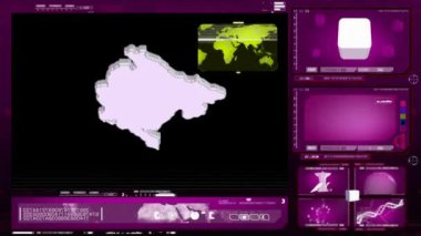 Karadağ - bilgisayar monitörü - pembe 00