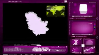 Sırbistan - bilgisayar monitörü - pembe 00