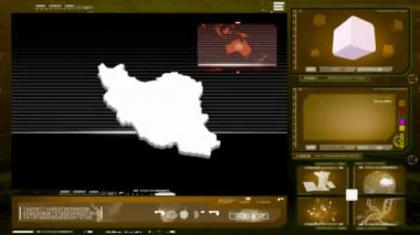Iran - bilgisayar monitörü - sarı 00