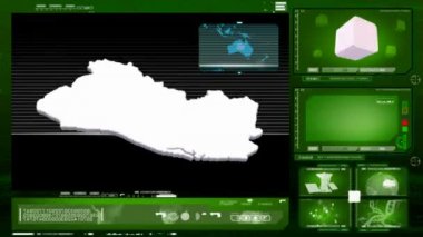 el salvador - bilgisayar monitörü - yeşil 0