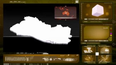 el salvador - bilgisayar monitörü - sarı 0