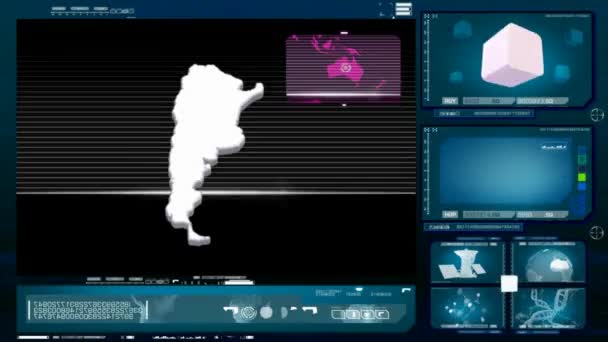 argentine - moniteur d'ordinateur - bleu 0 