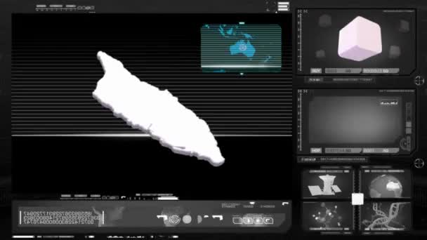 阿鲁巴-电脑显示器-黑 0 — 图库视频影像