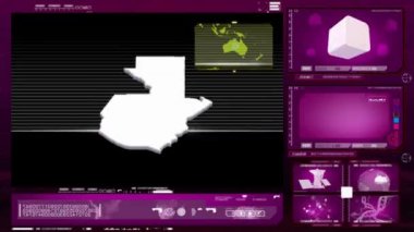 Guatemala - bilgisayar monitörü - pembe 0