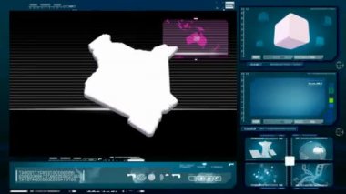 Kenya - bilgisayar monitörü - mavi 0