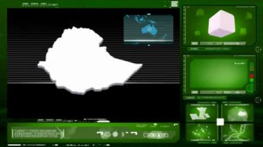 Etiyopya - bilgisayar monitörü - yeşil 0