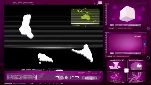 Komorów - monitor komputerowy - różowy 0 — Wideo stockowe