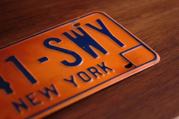 Old New York State licence plate — Stock Image Old New York State licence plate Royalty Free Stock Images