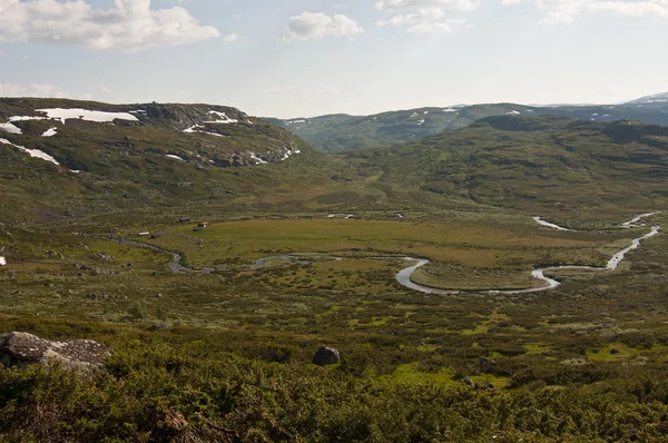 Norvegia, Parco nazionale di Hardangervidda — Foto Stock