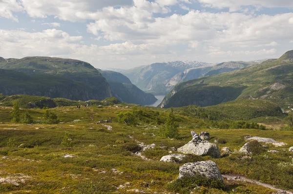 Noruega, Parque Nacional Hardangervidda Imagen de archivo