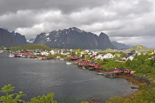 Reine, aldeia na Noruega — Fotografia de Stock