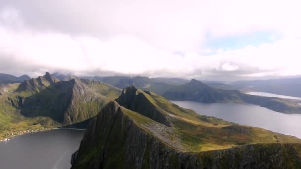 Lofoten pulau. Norwegia — Stok Video