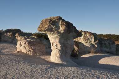Bulgaria. Stone Mushrooms clipart