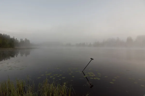 Φινλανδία, ομίχλη πάνω στο νερό. — Φωτογραφία Αρχείου