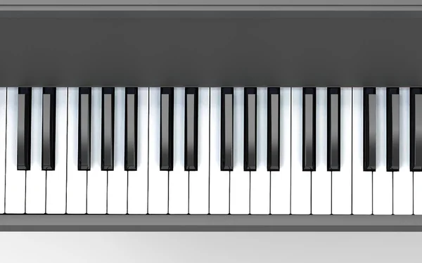 Abstrakte Klaviertastatur im Hintergrund — Stockfoto