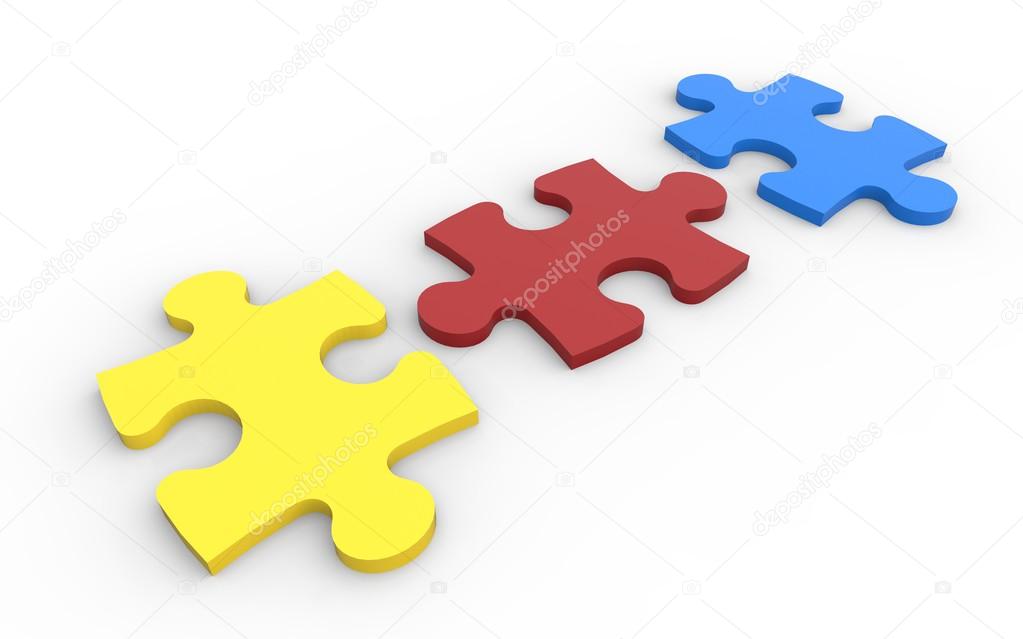 Jigsaw  puzzle Symbol Concept
