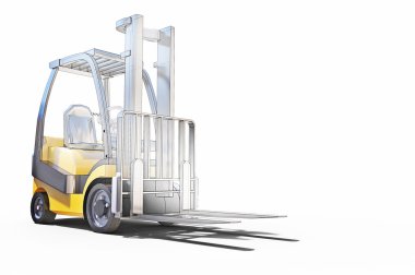 Forklift kroki ve İnşaat