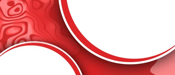 Sfondo Astratto Curve Futuristiche Design Digitale Sul Concetto Rosso Ispirazione — Foto Stock