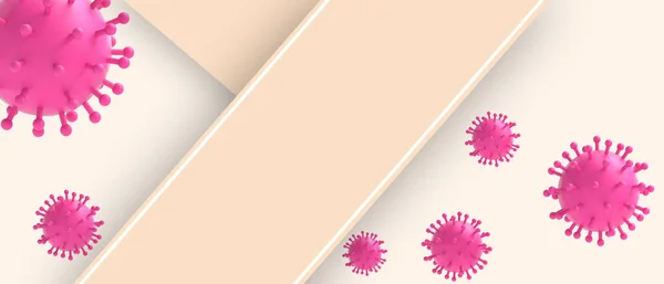 コロナウイルス病 碑文Covid 19と黄色の背景にパンデミック医療健康リスクの概念 コピースペース インスピレーション ウェブサイト ポスター カード Dレンダリング — ストック写真