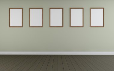 Art Gallery perspective two point and three Picture Frame monocom
