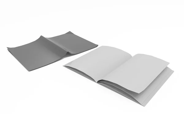 Magazine and Pocket book Desing Gray color — Stock Photo, Image