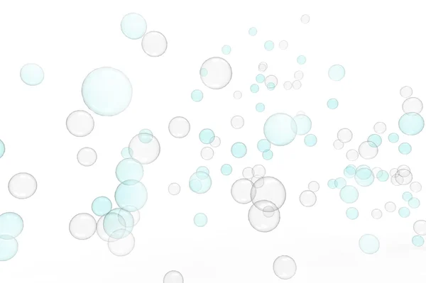 Gas bubbles indigo and Isolated Backgrounds — Stock Photo, Image