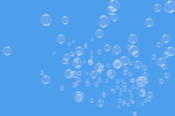 Пузырьки газа в воде и фоновом режиме — стоковое фото