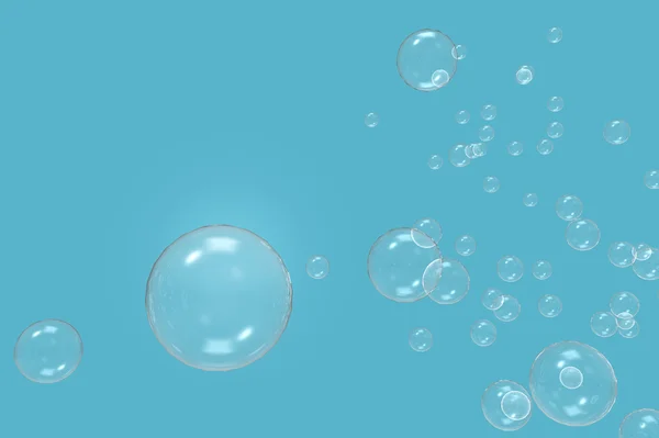 新しい気泡水と背景 — ストック写真