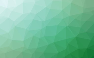 Soyut basit geometrik doğa sesi origami açık yeşil