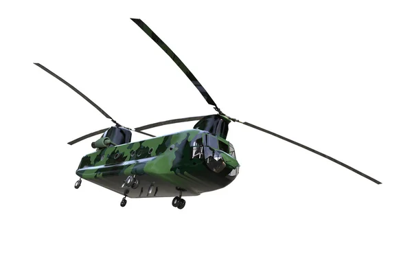 Helicóptero Chinook aislado fondo y concepto — Foto de Stock