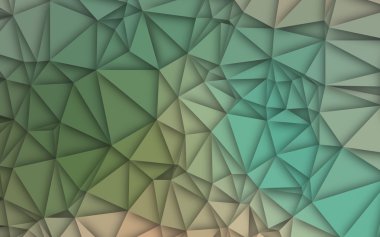 Soyut 3d basit geometrik origami karışık