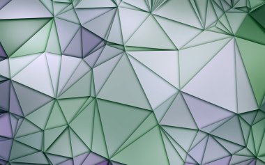 Karışık renkler 14 soyut 3d basit geometrik doğa sesi origami