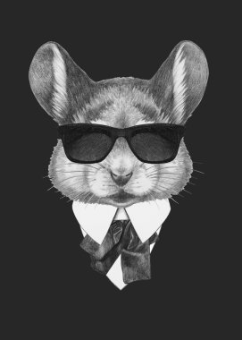 Fare portresi elbiseli.