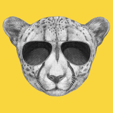 Cheetah çizilmiş